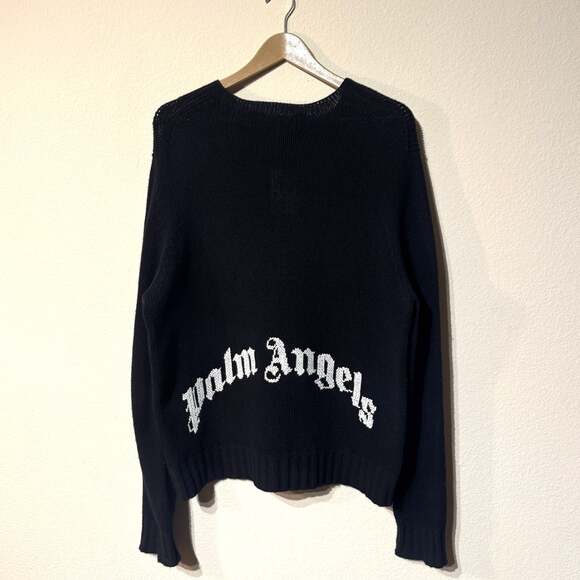 Palm Angels Curved Logo Knit Sweater W Original Tags Sz XS / S